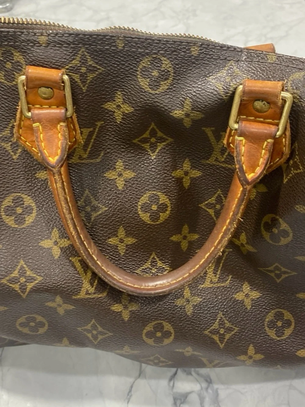 Louis Vuitton Vintage Monogram Speedy 30 Bag AS IS Repair Project